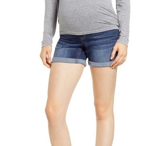 Nordstrom 1822 maternity jean shorts size 24